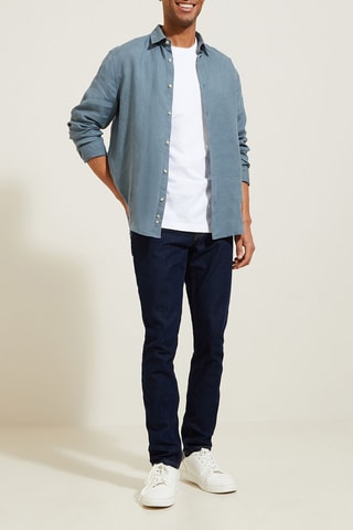 Vaquero slim fit - Azul -­ Largo 34