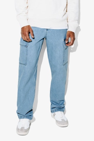 Vaquero loose L34 - Azul