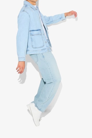 Vaquero baggy de tiro alto L34 - Azul