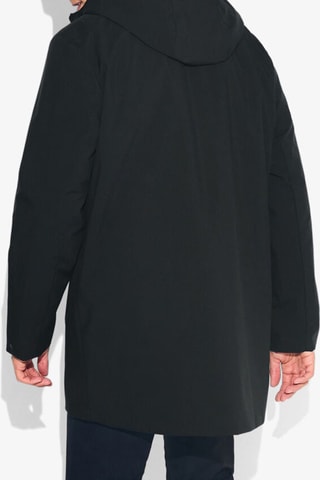 Parka con capucha - Negro