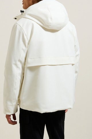 Parka con capucha - Beige