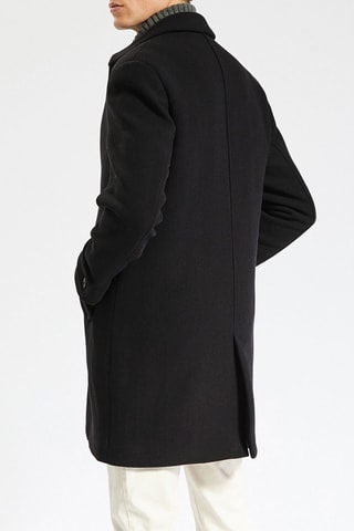 Abrigo de lana - Negro