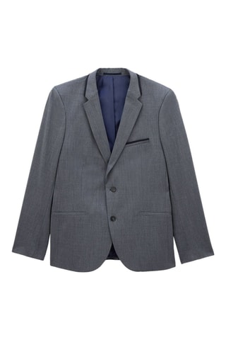 Chaqueta de traje slim fit - Gris