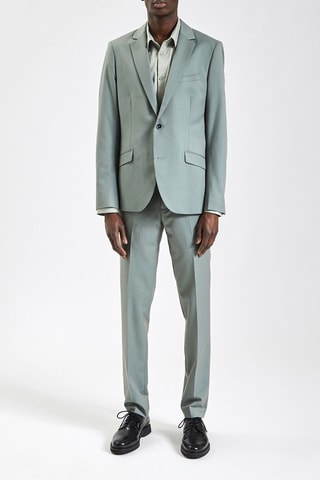 Chaqueta slim fit - Verde claro