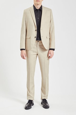 Chaqueta slim fit - Beige