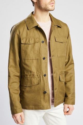 Chaqueta de lino - Beige