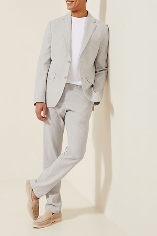 Chaqueta slim fit - Gris claro