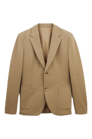 Chaqueta slim fit - Beige