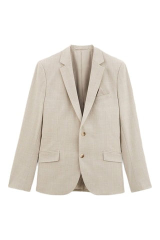 Chaqueta slim fit - Beige
