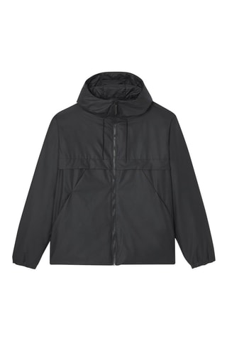 Chaqueta con capucha - Negro