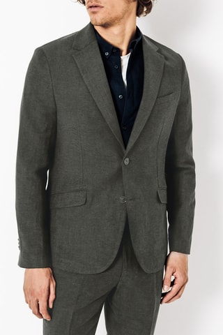 Chaqueta de lana - Verde oscuro