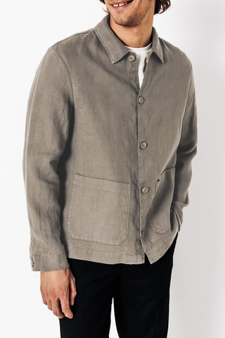 Chaqueta de lino - Beige
