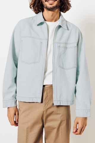 Chaqueta vaquera - Celeste