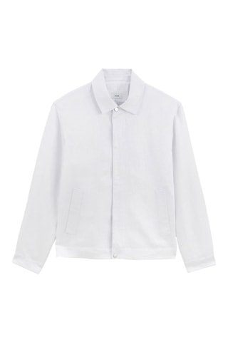 Chaqueta de lino - Blanco