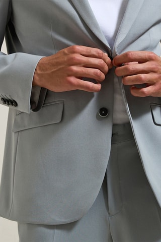 Chaqueta de traje - Celeste