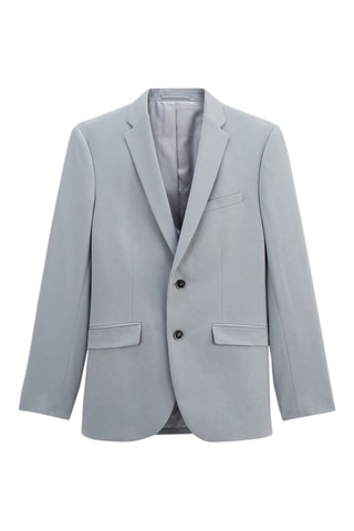 Chaqueta de traje - Celeste