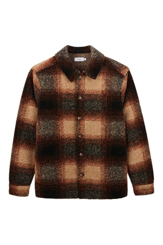 Sobrecamisa regular fit - Marrón