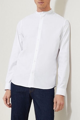 Camisa slim fit - Blanco