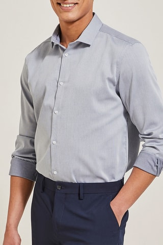 Camisa regular fit - Azul