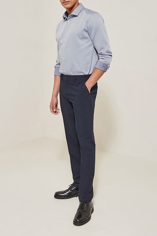 Camisa regular fit - Azul