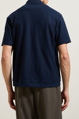 Camisa regular fit - Azul