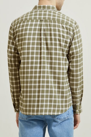 Camisa regular fit - Verde claro