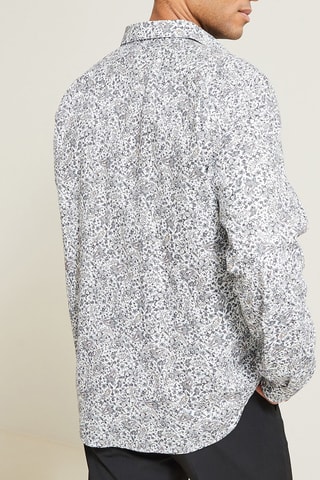 Camisa regular fit de algodón orgánico - Crudo