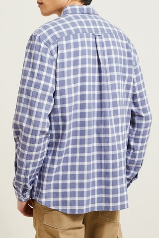 Camisa regular fit - Azul