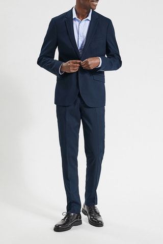 Camisa slim fit - Azul