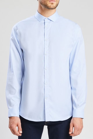 Camisa regular fit - Azul