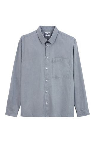 Camisa relaxed fit - Celeste