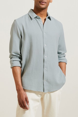 Camisa - Verde grisáceo