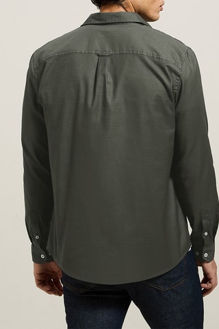 Camisa regular fit - Caqui