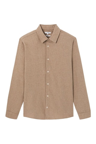 Camisa regular fit - Beige