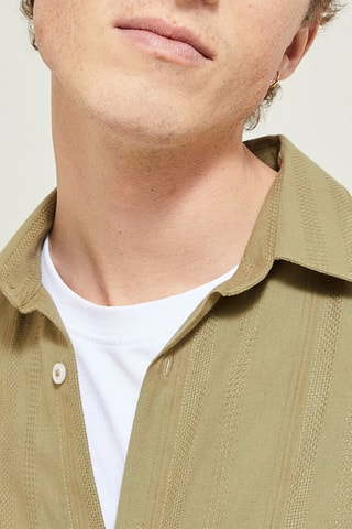 Camisa regular fit - Caqui