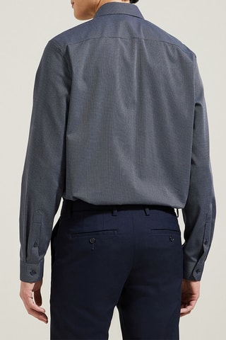 Camisa slim fit - Azul oscuro