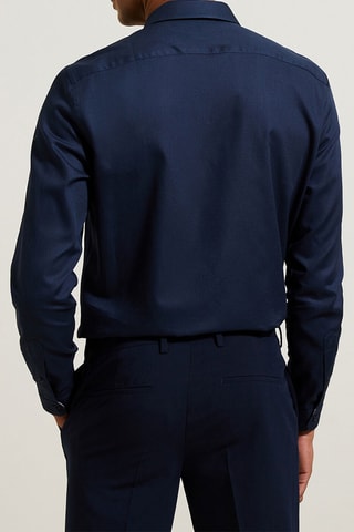 Camisa regular fit - Azul