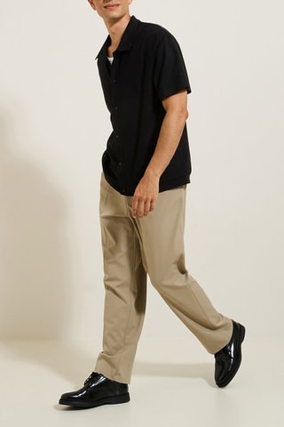 Camisa regular fit - Negro