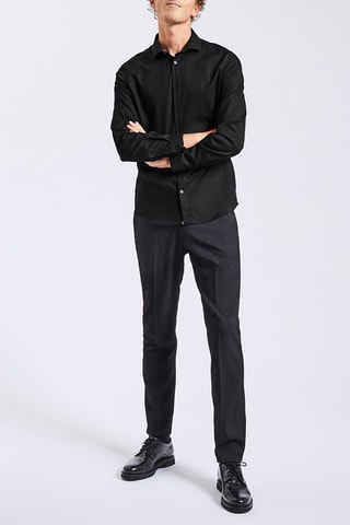 Camisa slim fit - Negro