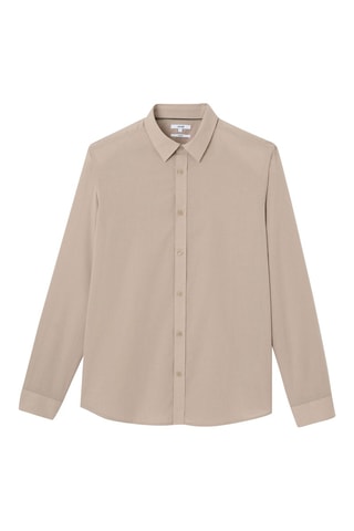 Camisa regular fit - Beige