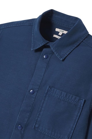 Sobrecamisa regular fit - Azul marino