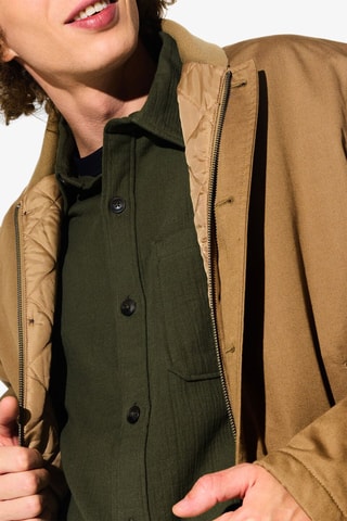 Sobrecamisa regular fit - Verde claro