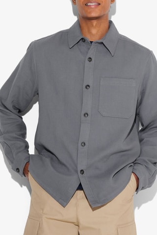 Sobrecamisa regular fit - Gris