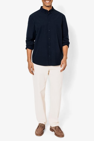 Camisa regular fit - Azul marino