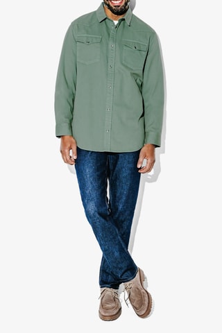 Camisa regular - Verde