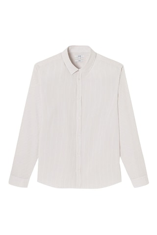 Camisa regular fit - Beige