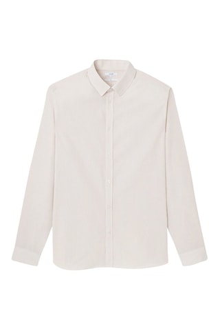 Camisa slim fit - Beige