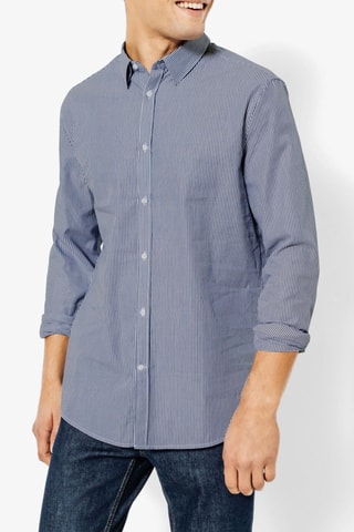 Camisa slim fit - Azul oscuro