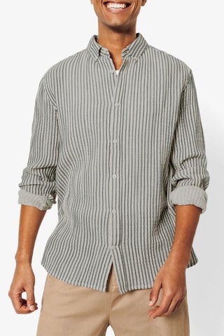 Camisa regular fit - Azul oscuro