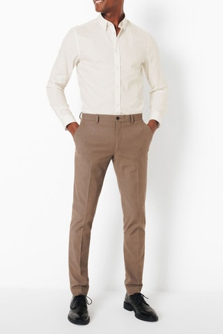 Camisa slim fit - Blanco